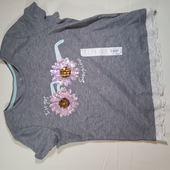 So Girls Embellished T-shirt  Size L (10/12) - Picture 1 of 6
